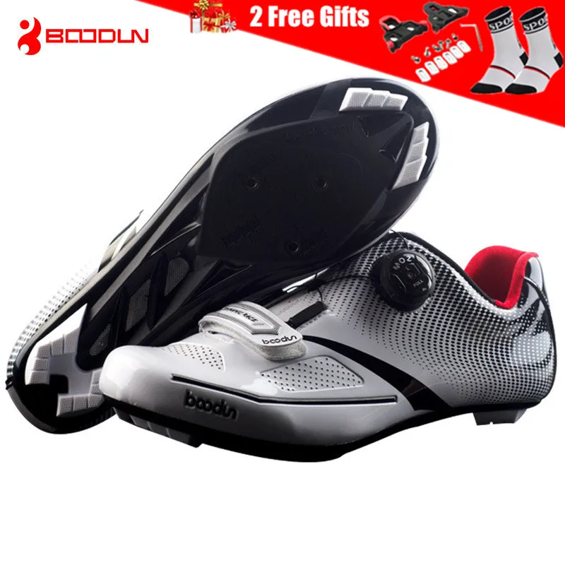

BOODUN 2020 Ultralight Self-Locking Pro Men's Cycling Shoes Road Bike Triathlon Shoes Bicycle Lock Sneakers Zapatillas Ciclismo