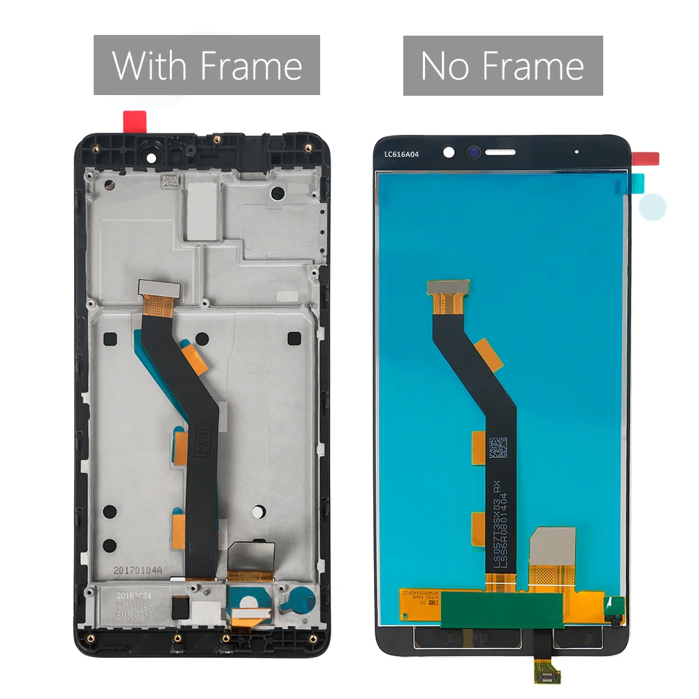 Оригинальный Для Xiaomi mi 5S Plus ЖК дисплей сенсорный экран дигитайзер с рамкой для 5 S +