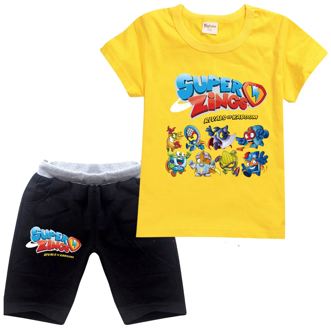 

2021 Summer Boys Clothes Sets Kids Superzings T-shirt+Shorts 2pcs Set Toddler Girls Outfit Children Sportwear Casual Tracksuit