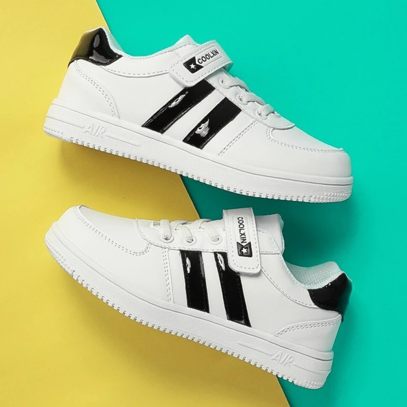 Детские кроссовки для скейтбординга из искусственной кожи мальчиков и