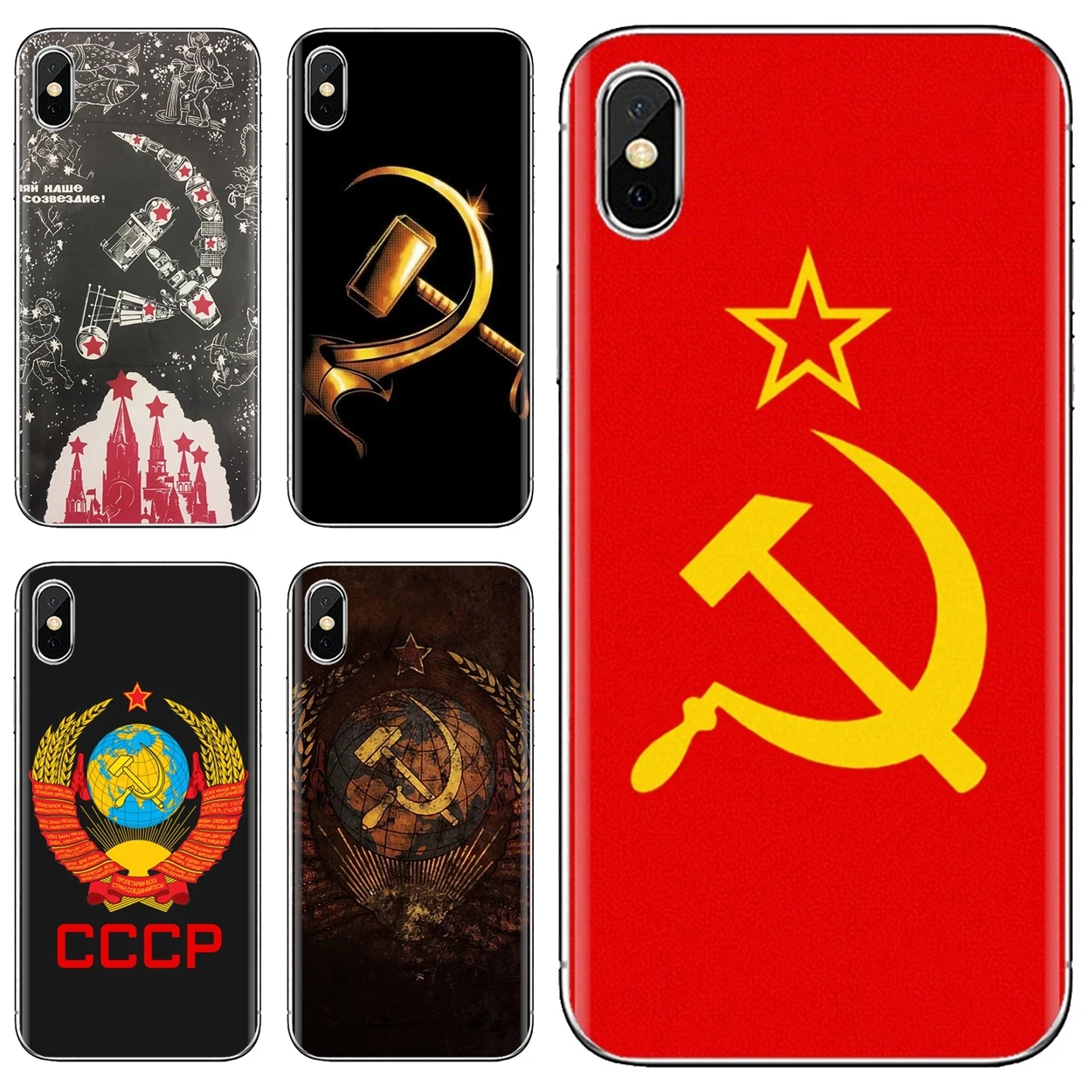 Мягкий силиконовый чехол из ТПУ с российским гербом СССР для Huawei P8 P9 P10 P20 P30 P Smart 2019