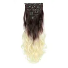 Накладные пряди волос на заколках, 7 дюймов, компл.упак. дюймов, 130 г