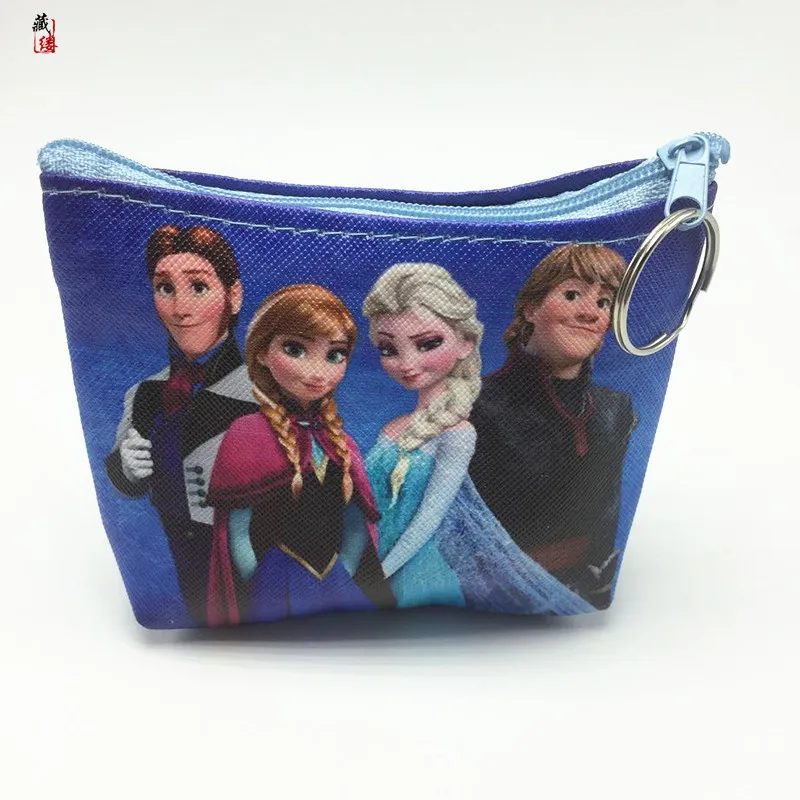 Disney Принцесса Дети Эльза мультфильм макияж сумка пакет хранения монет кошелек ребенок кошелек с подвеской Замороженные карты мешок подарок для девочки