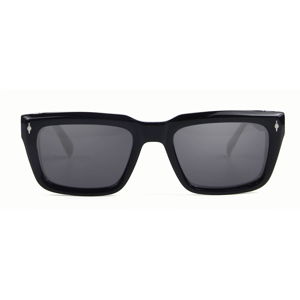 Солнцезащитные очки с заклепками UV400 для мужчин и женщин толстые ацетатные