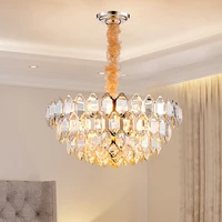 rectangular dining room chandelier modern light luxury crystal chandelier new modern led chandelier nordic living room gold lamp