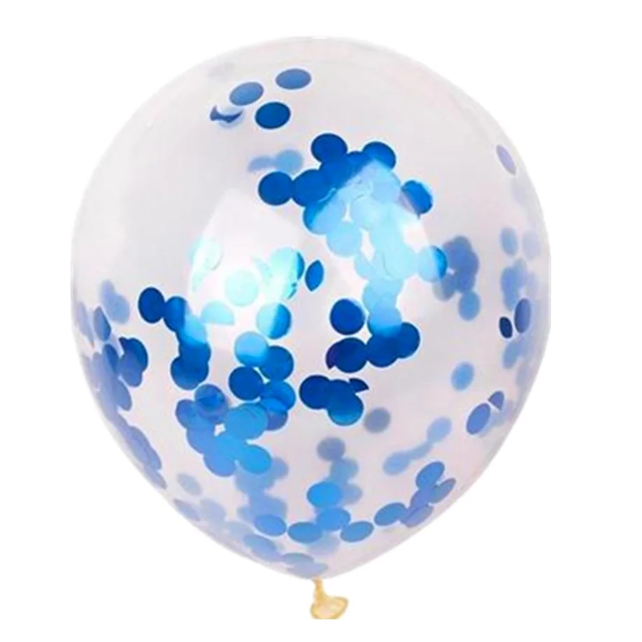 5 blue confetti Гигантский 36 дюймов Пол раскрыть вечерние шар черный круглый джинсы для маленьких мальчиков или девочек голубого и розового цвета Confetti Poppers нетоксичный порошок Baby Shower JL0049 - Цвет: 5 blue confetti