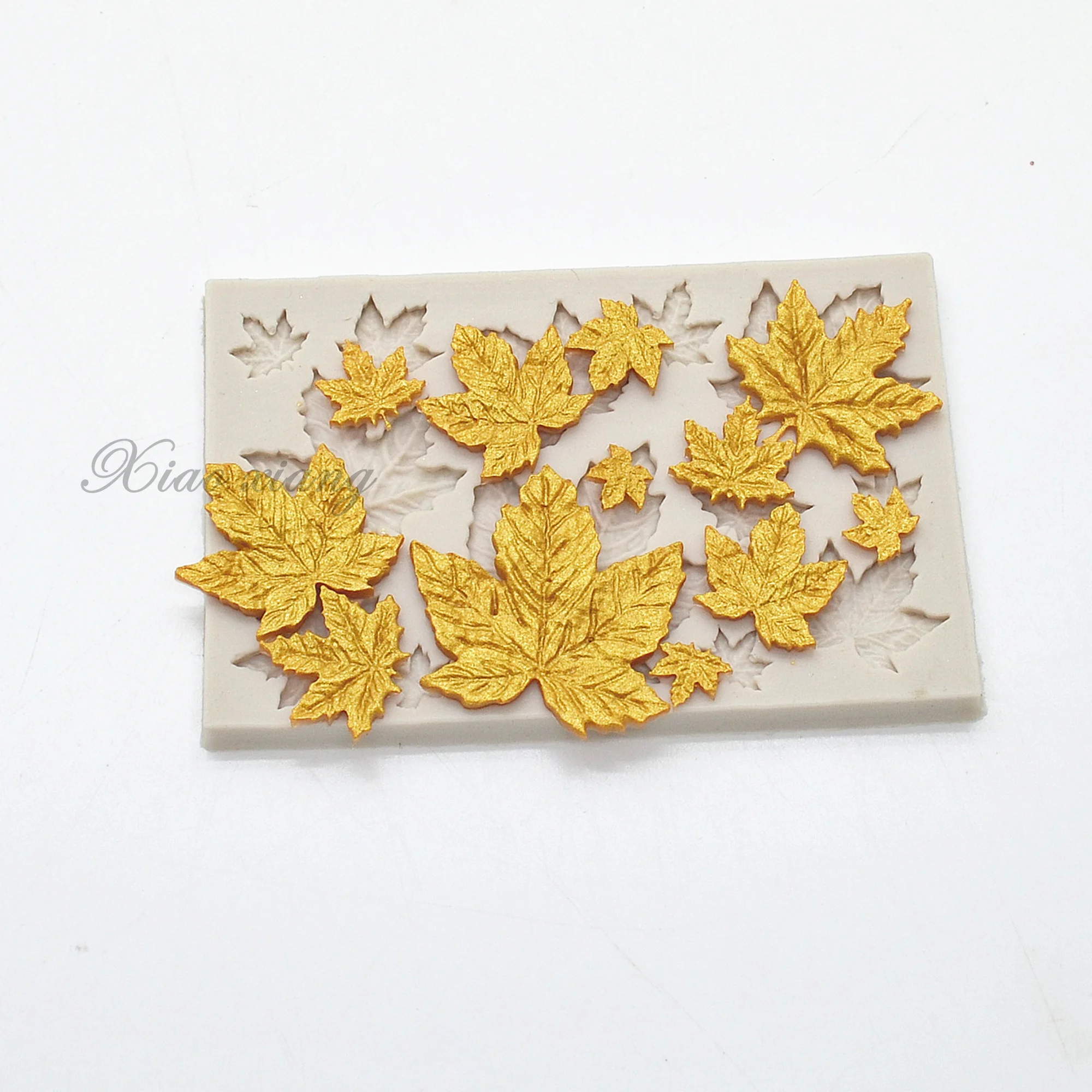 Инструменты для украшения тортов Leafs листья силиконовые формы помадки выпечки