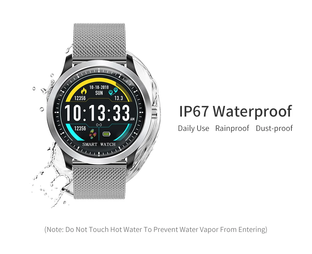 RUNDOING NY08 смарт часы мужские IP68 Водонепроницаемый сообщение push сердечного ритма трек фитнес трекер для мужчин спортивные умные часы для IOS Android