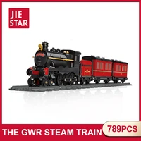 jiestar train technical ideas the gwr steam train 59002 railway building blocks model bricks diy for children giftsl toys
