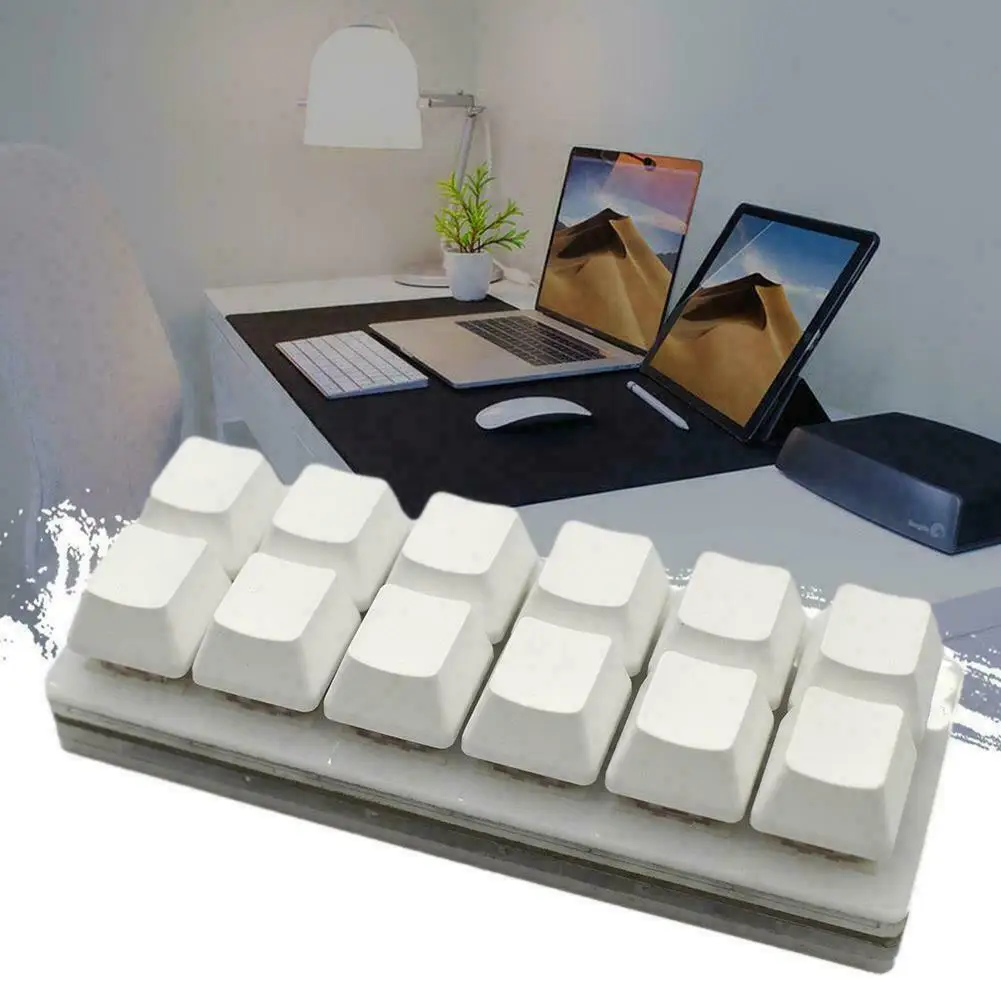 

1x 12key Keyboard DIY Custom USB Programming Shortcut Mechanical Keyboard F9H2
