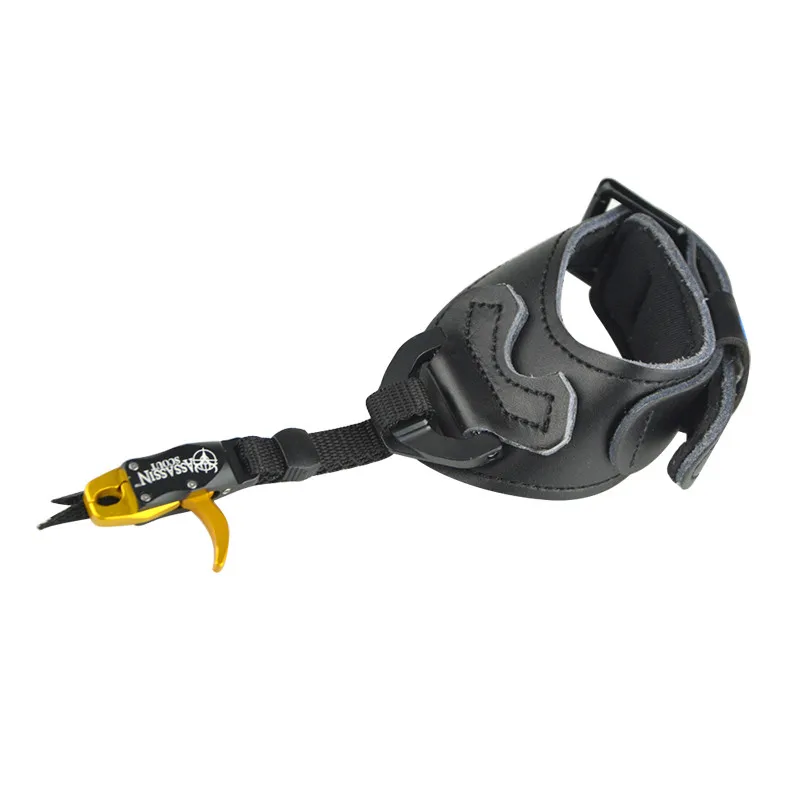 1 шт. инструмент для спуска блочного Лука суппорт регулируемый ремешок запястья