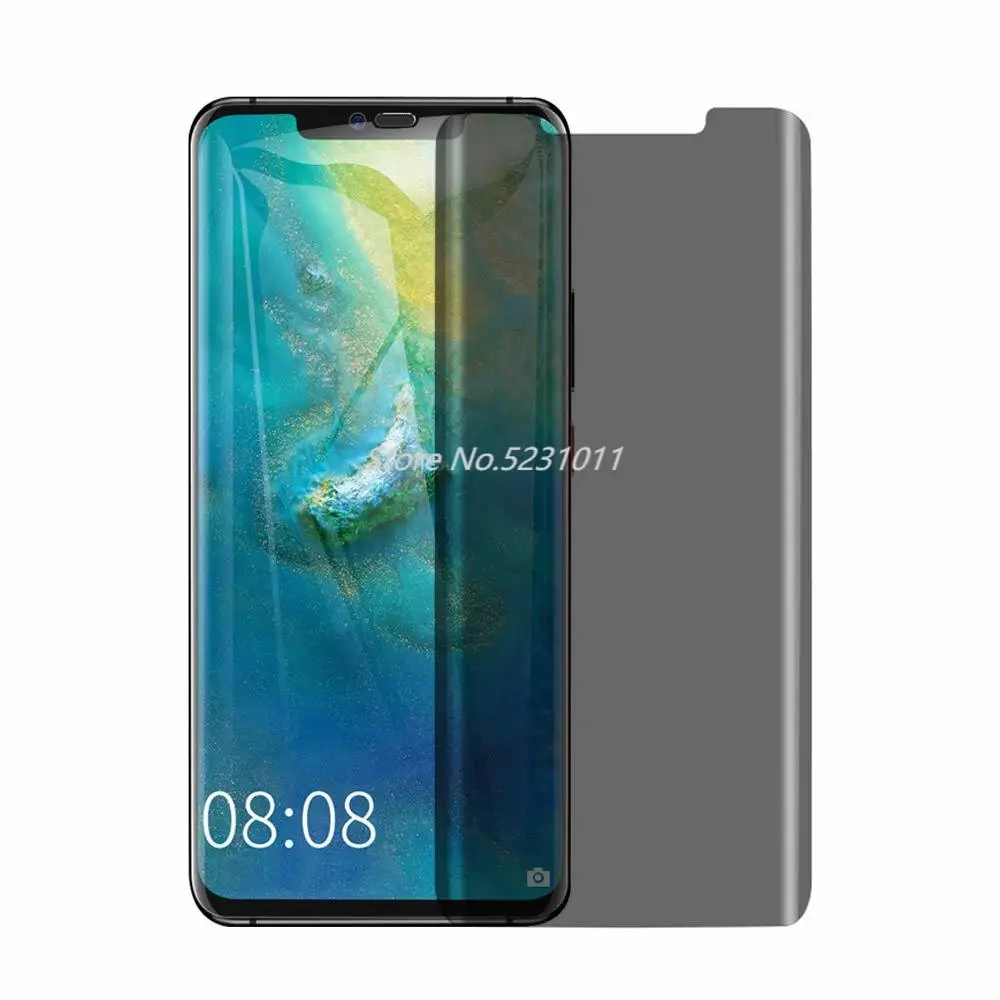 99D Full Cover Privacy Screen Protector For HuaWei Mate 20 30 Pro Anti-Spy Tempered Glass P30 Anti Glare Protective Film | Мобильные