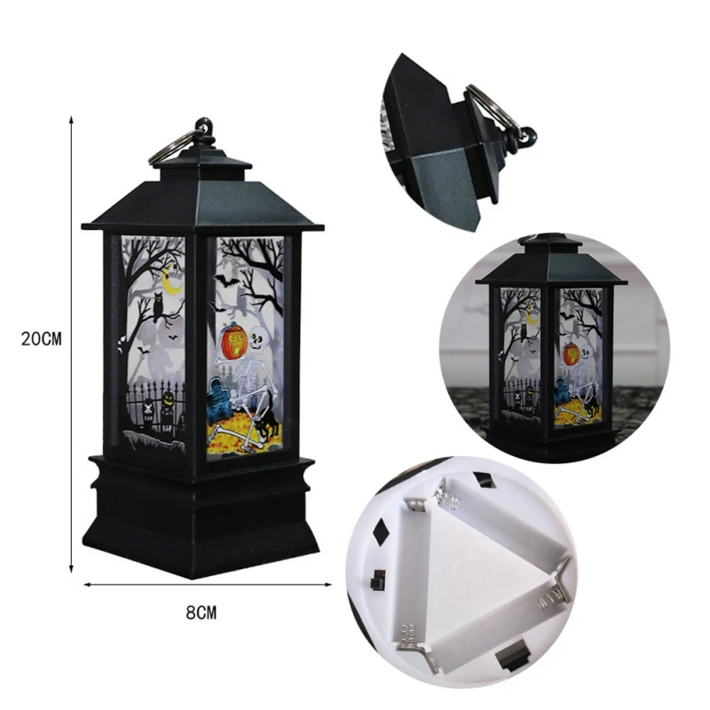 Светодиодная свеча на Хэллоуин домашняя настольная лампа подвесная