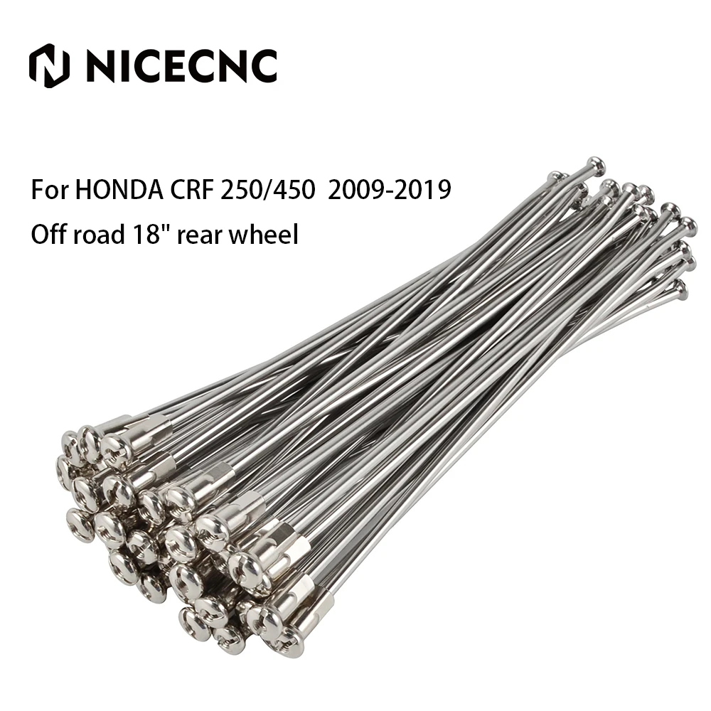 NICECNC заднего колеса комплект ниппелей для Honda CRF 250X 450X 250R 450R 250RX 450RX 250 450 R X RX CRF250 CRF450