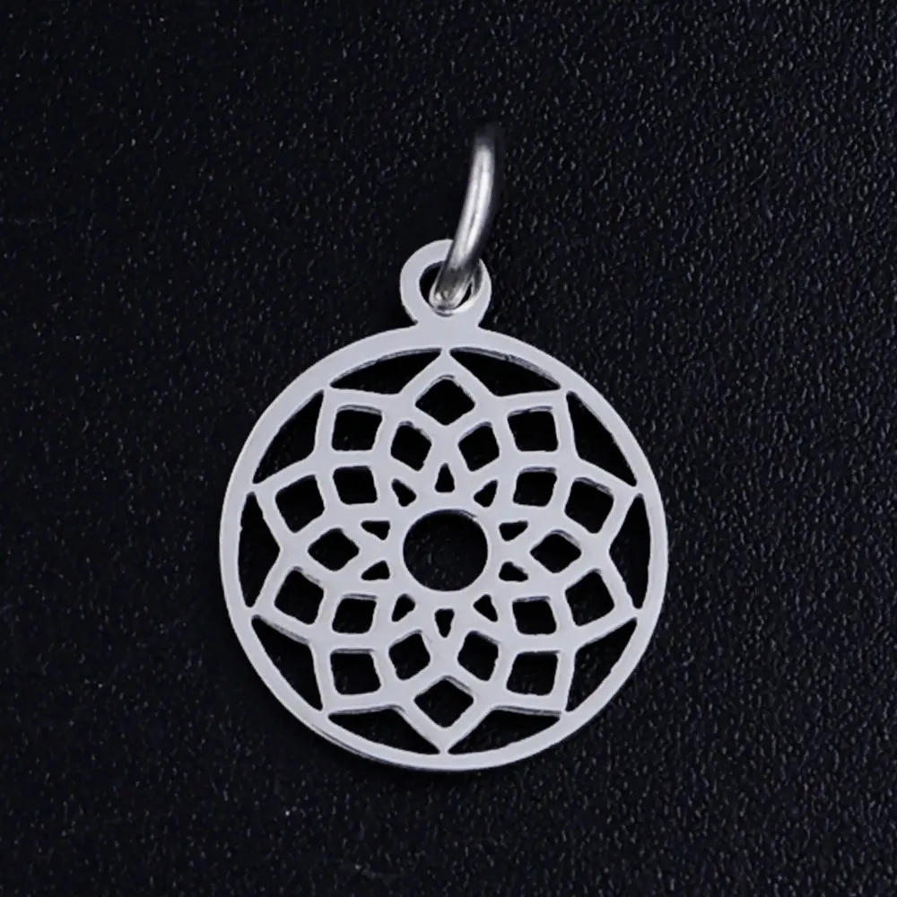 5 шт./лот 7 Чакр Йога ювелирные изделия из нержавеющей стали подвеска DIY Подвески