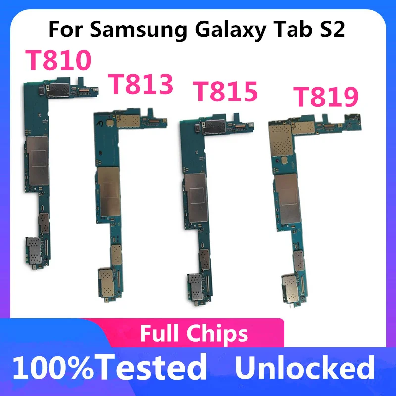 Материнская плата для Samsung Galaxy Tab S2 T815 T810 T819 T813 оригинальная разблокированная