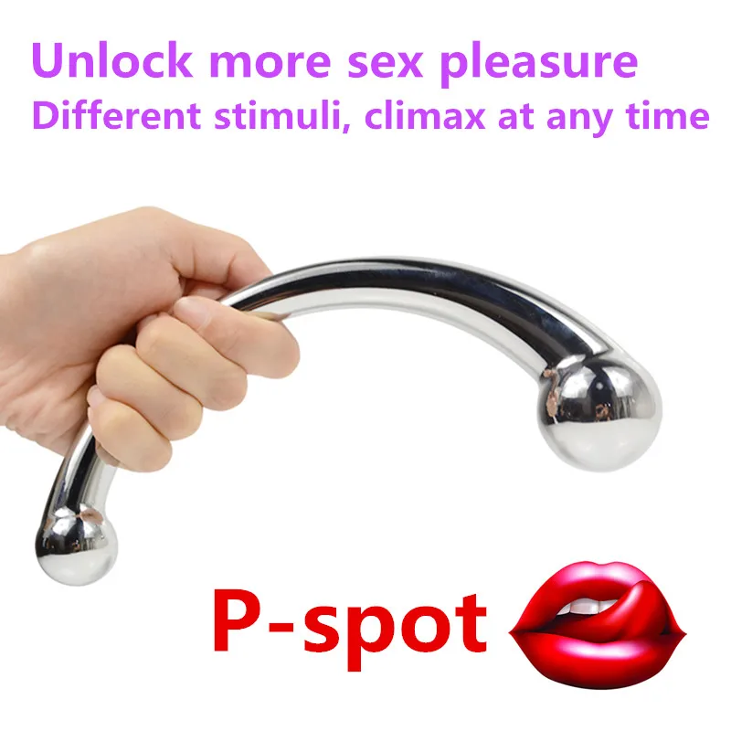 Нержавеющая сталь G-Spot палочка массажер простаты палка анал дилдо анальный