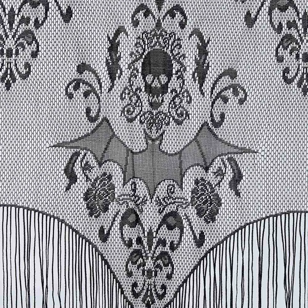 Новинка 2020 года! занавески для Хэллоуина с рисунком черепа и летучей мыши вязаные