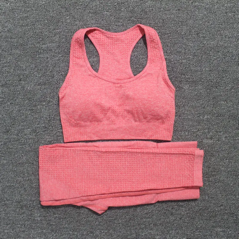 

Tracksuits Women's Home Clothes Vital Seamless Sports Bra And Trouser Suits Leggings For Fitness Yoga Clothing Female Set