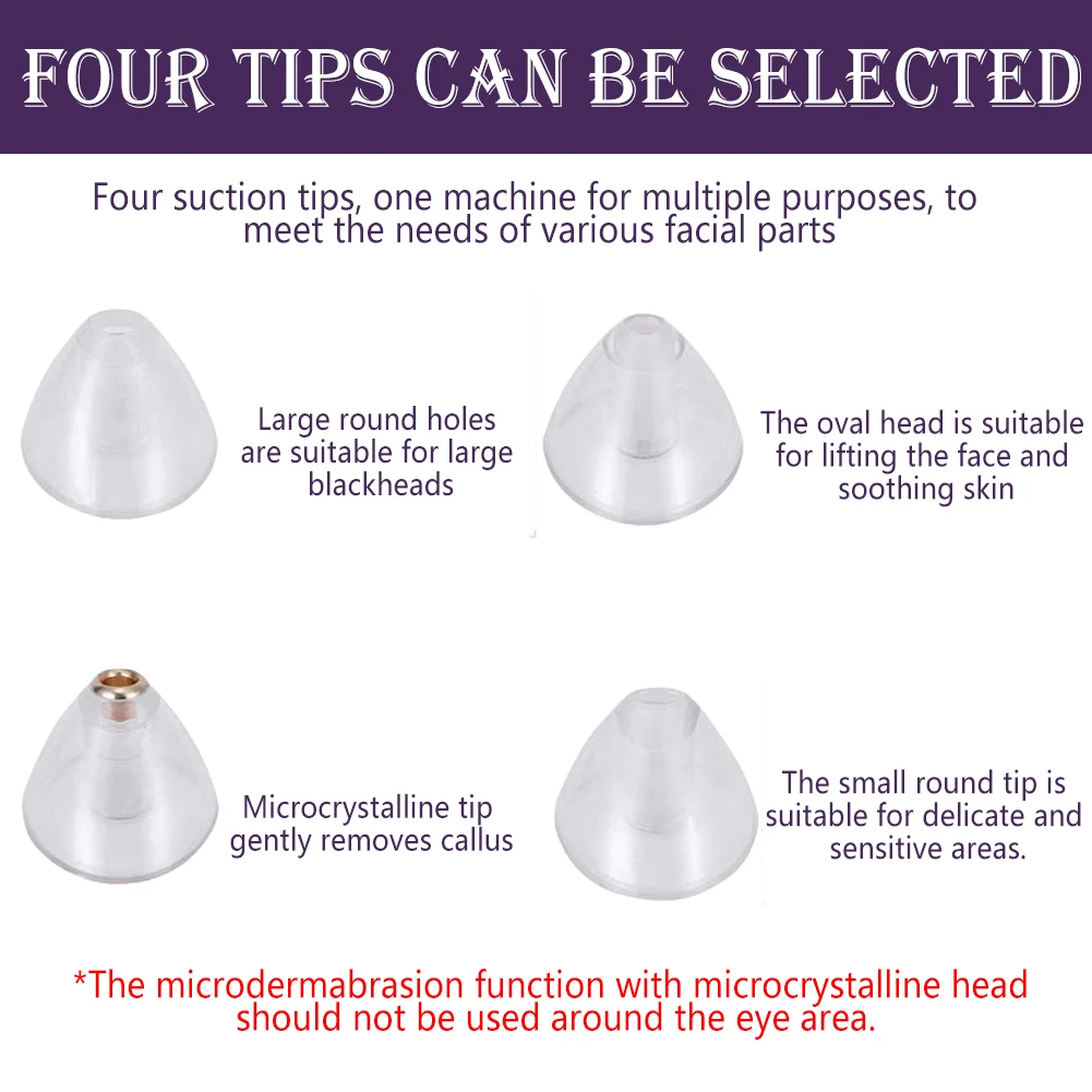 

Electric Blackhead Remover Vacuum Extractor Tool Black Spots Pore Cleaner Skin Care Facial Pore Cleaner Machine