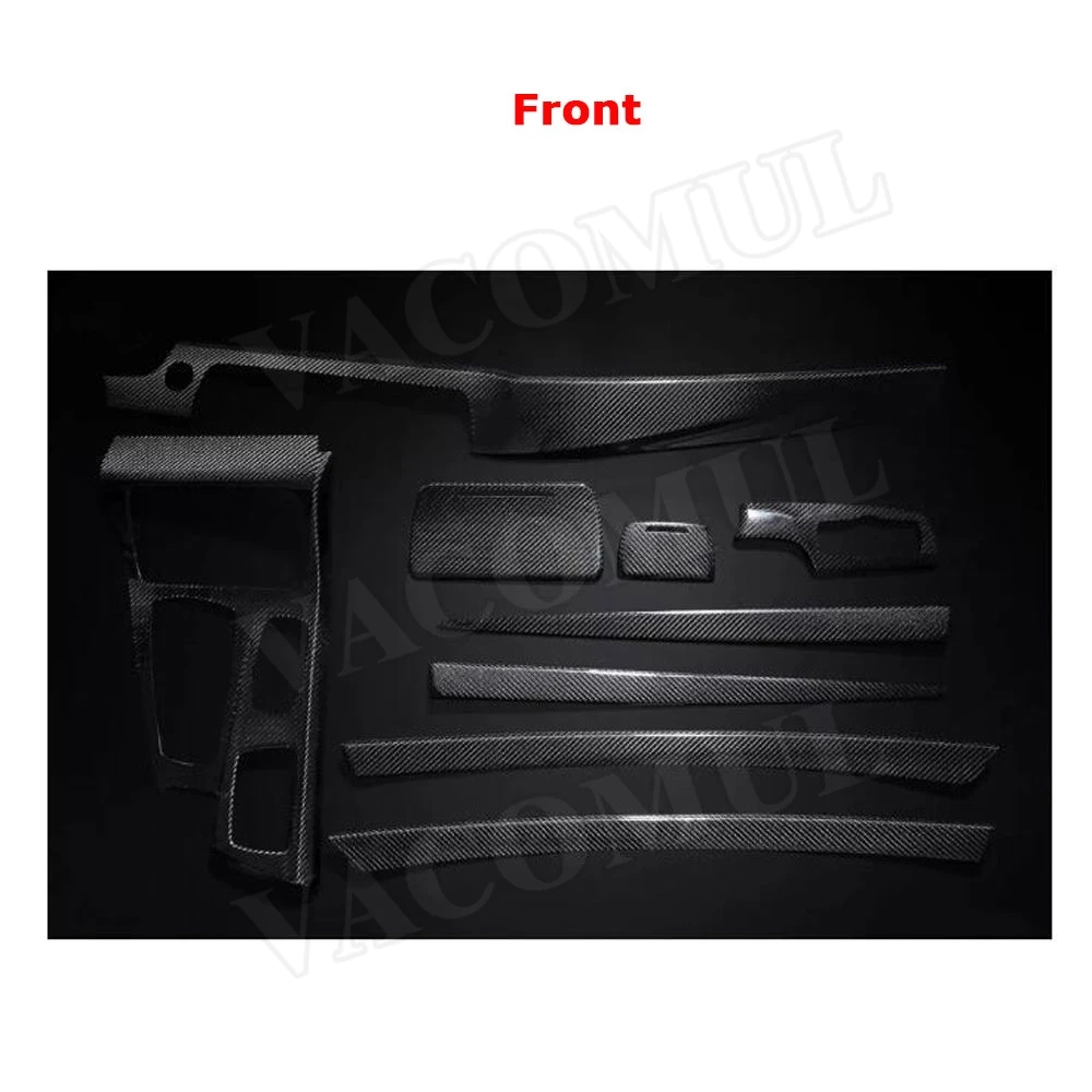 Отделка двери салона автомобиля из углеродного волокна для приборной панели