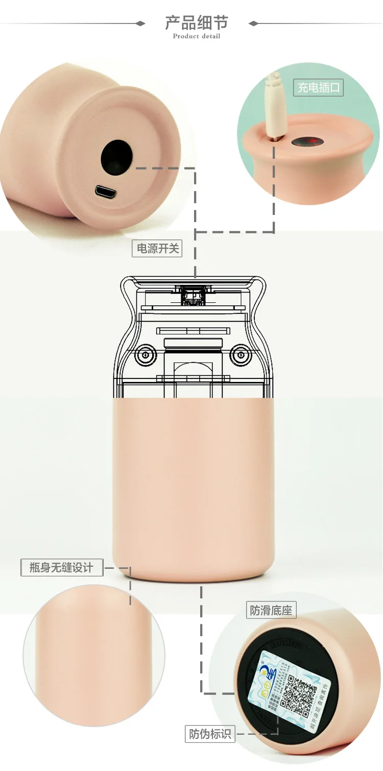 Бутылочка для кормления грелка для рук USB перезаряжаемая грелка для рук маленькая Заводская USB грелка для рук грелка портативная