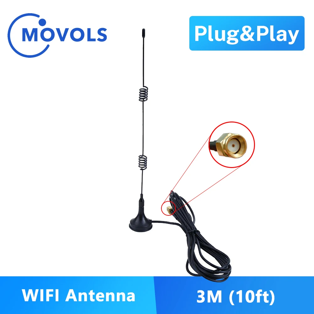2 4 ГГц 9DBI Беспроводной Wi Fi WLAN 5 x усилитель диапазона Антенна удлинитель +