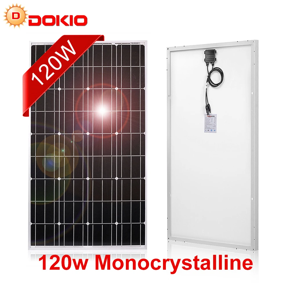 Dokio 600 Вт монокристаллическая Кремниевая солнечная панель 18V окончательной