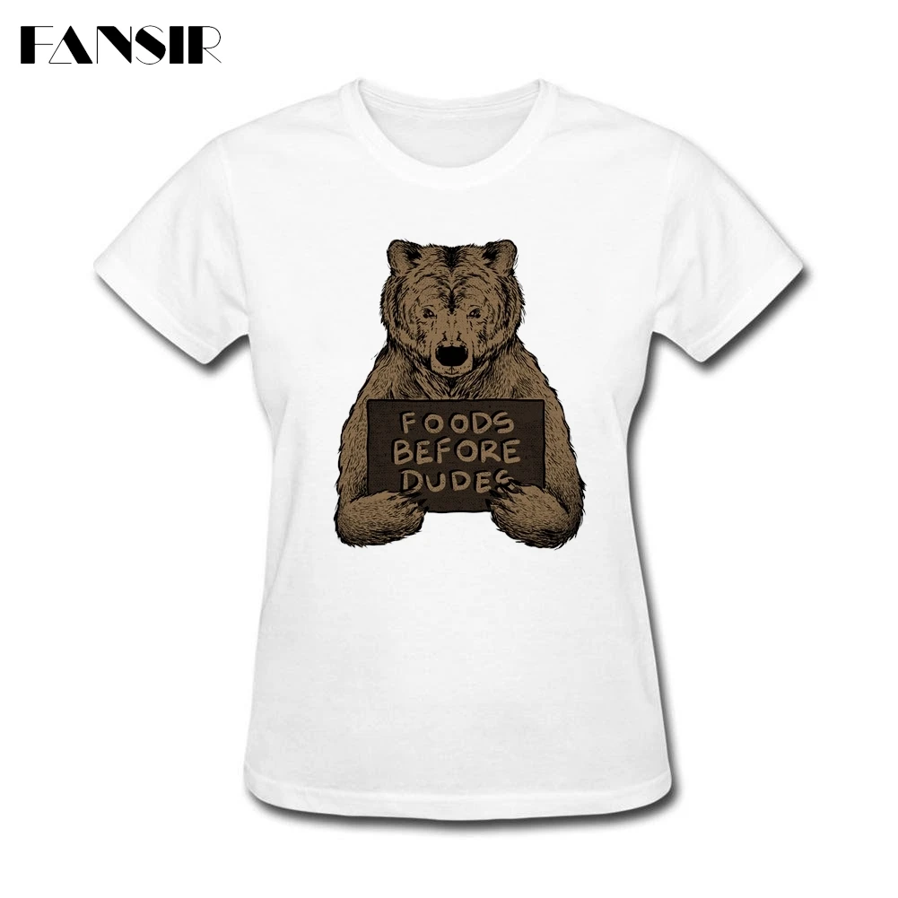 Женские футболки из 100% хлопка с изображением пищевых продуктов женские модные