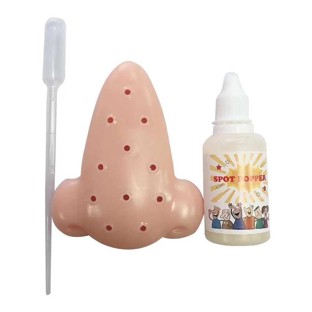 

Pimple Popping Popper Novelty Gags Practical Jokes Peach Funny Remover Stop Squeeze Acne Squishy Anti Stress Toy Christmas Gift