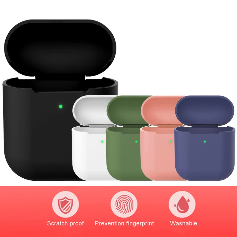 Ультратонкий держатель из ТПУ для Apple Air Pods two Ударопрочный Мягкий силиконовый