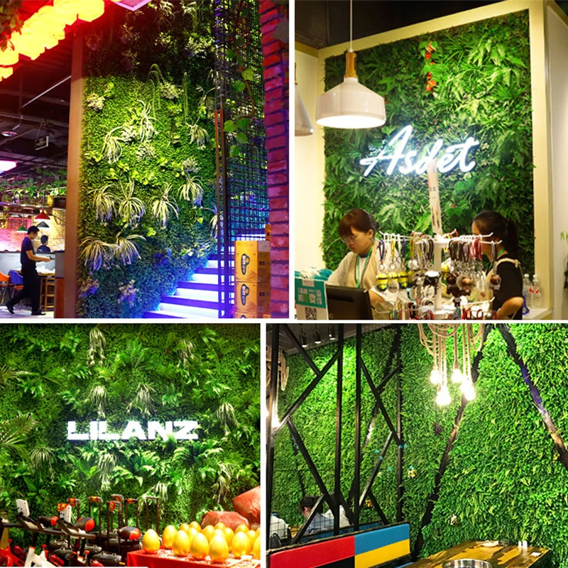 60*40 см искусственные зеленые горшечные растения газон сделай сам для дома сада