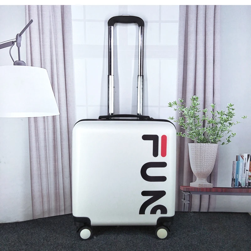 

Colorful Summer Casual Cute Leisure 2021 Portable Letter Flower Trolley Luggage Travel Suitcase Rolling Luggage