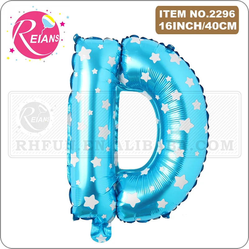 

16 Inch Happy Birthday Blue Balloons Foil Letter Number Ballons Birthday Wedding Party Decoration Kids Baby Shower Air Balloon