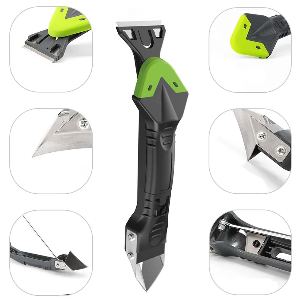 

10pcs Sealant Remover Caulk Scraper Glass Glue Squeegee Caulking Spatula Caulk Finisher Scraper Useful Tools for Home