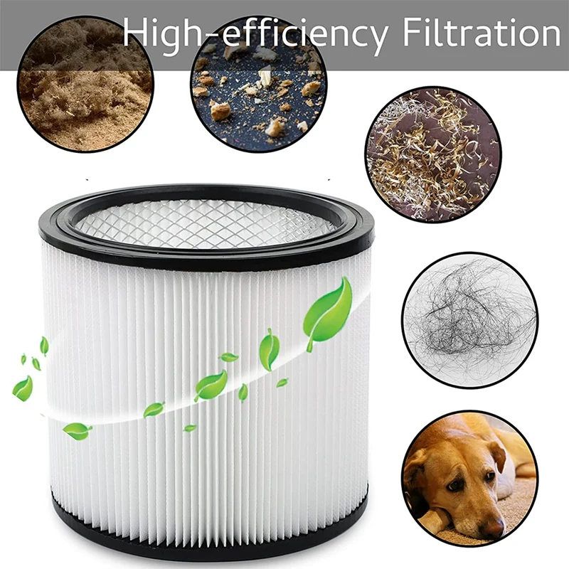 

Replacement Cartridge Filter Suitable for Shop-Vac 90304 90350 90333 Fits Most Wet/Dry Vacuum Cleaners