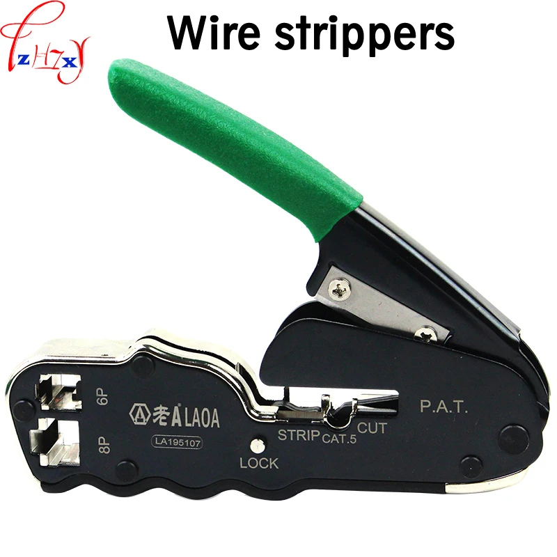 

Handheld Light And Effortless Multi-function Network Pliers 6P / 8P Portable Network Compression Pliers Wire Stripper Tool