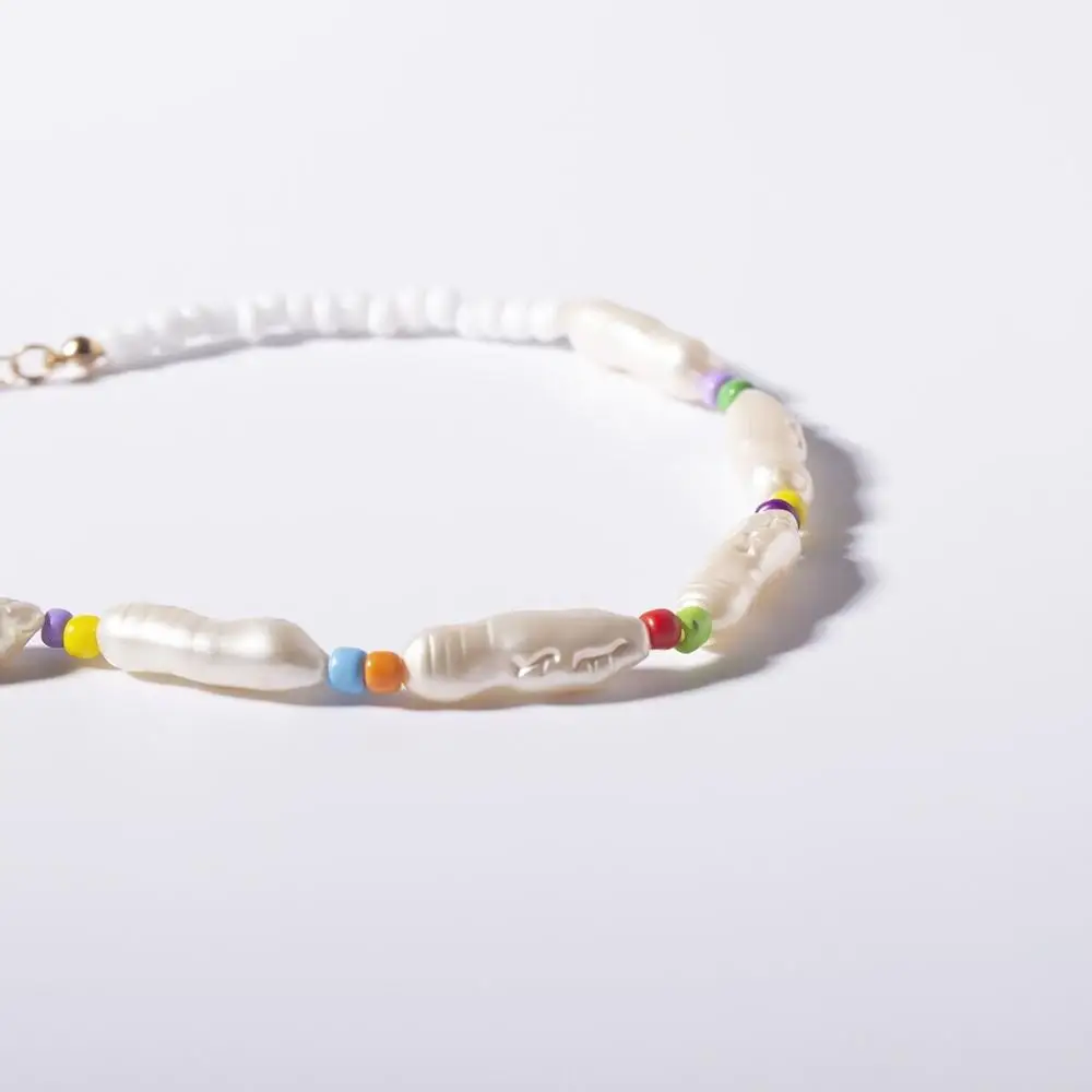 YIMUBA в богемном стиле с искусственным жемчугом Vsco девушка колье Племенной