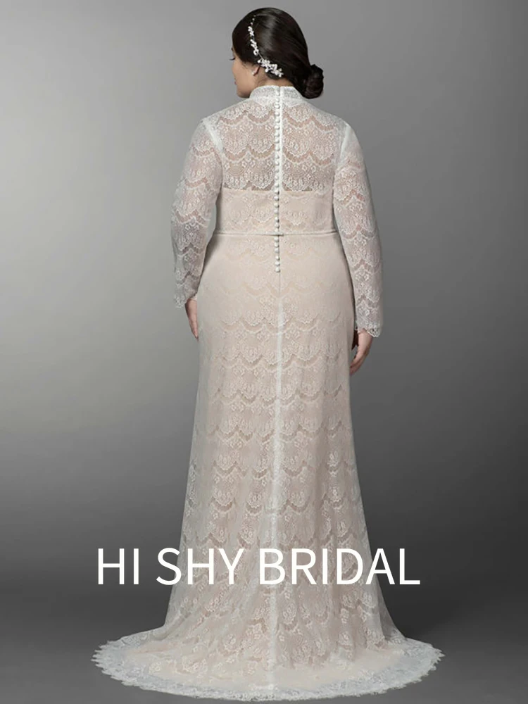 

Hi Shy Bridal 2021 New Luxury Lace Wedding Dresses Suitable for Every Bride Free Tailored Plus Size and Free Shipping