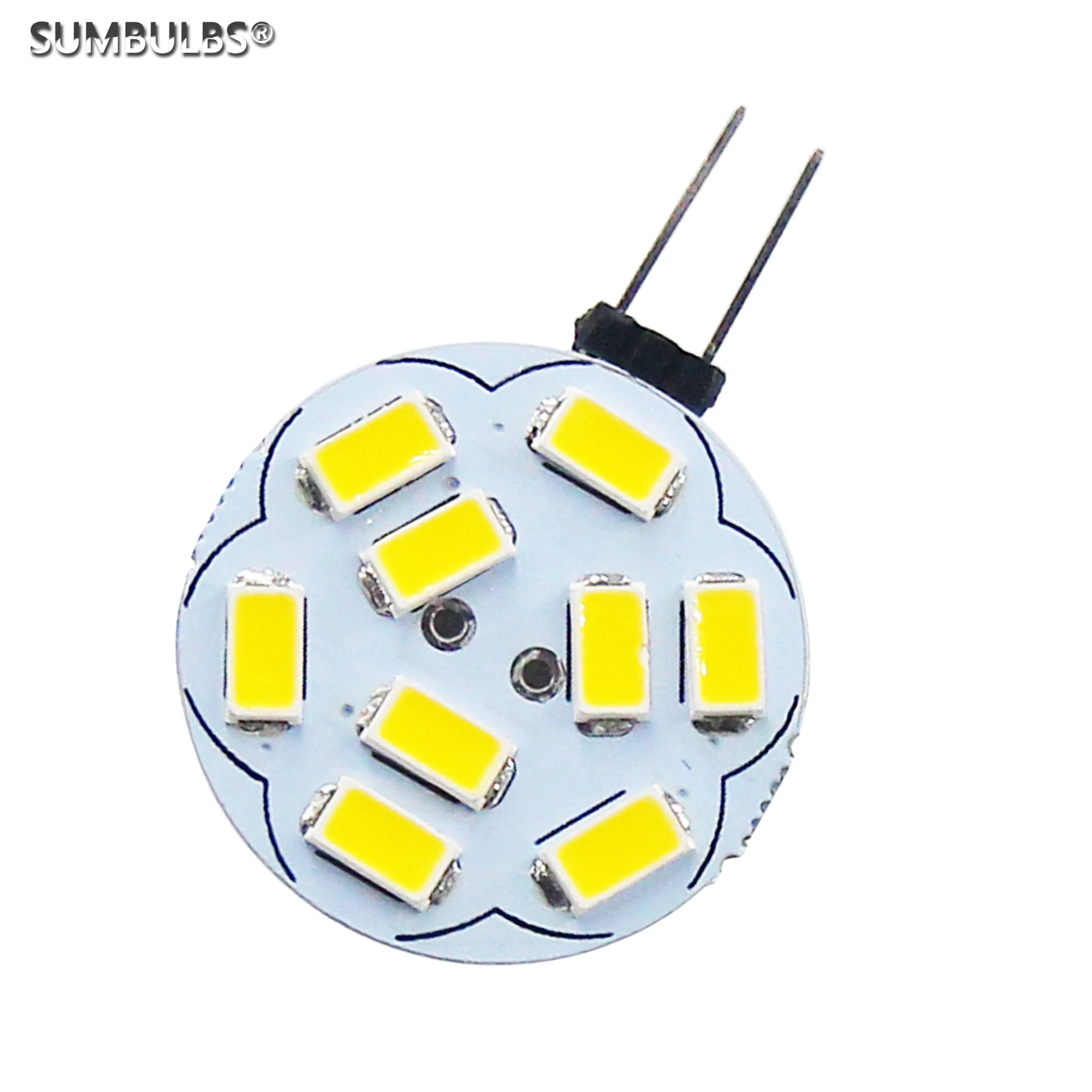2pcs/Lot G4 LED Bulb Replace Halogen Lamp Light DC 12V Input 5730 SMD 1.8W Socket Warm Cold White | Освещение