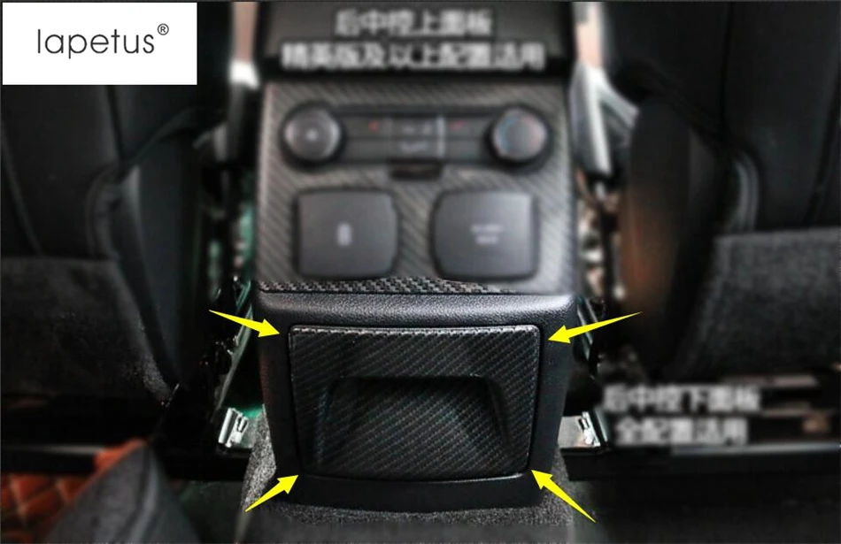 Аксессуары Lapetus, подходят для Ford Explorer, подлокотник заднего сиденья, коробка с защитой от ударов, панель, Формовочная крышка, комплект, отделка