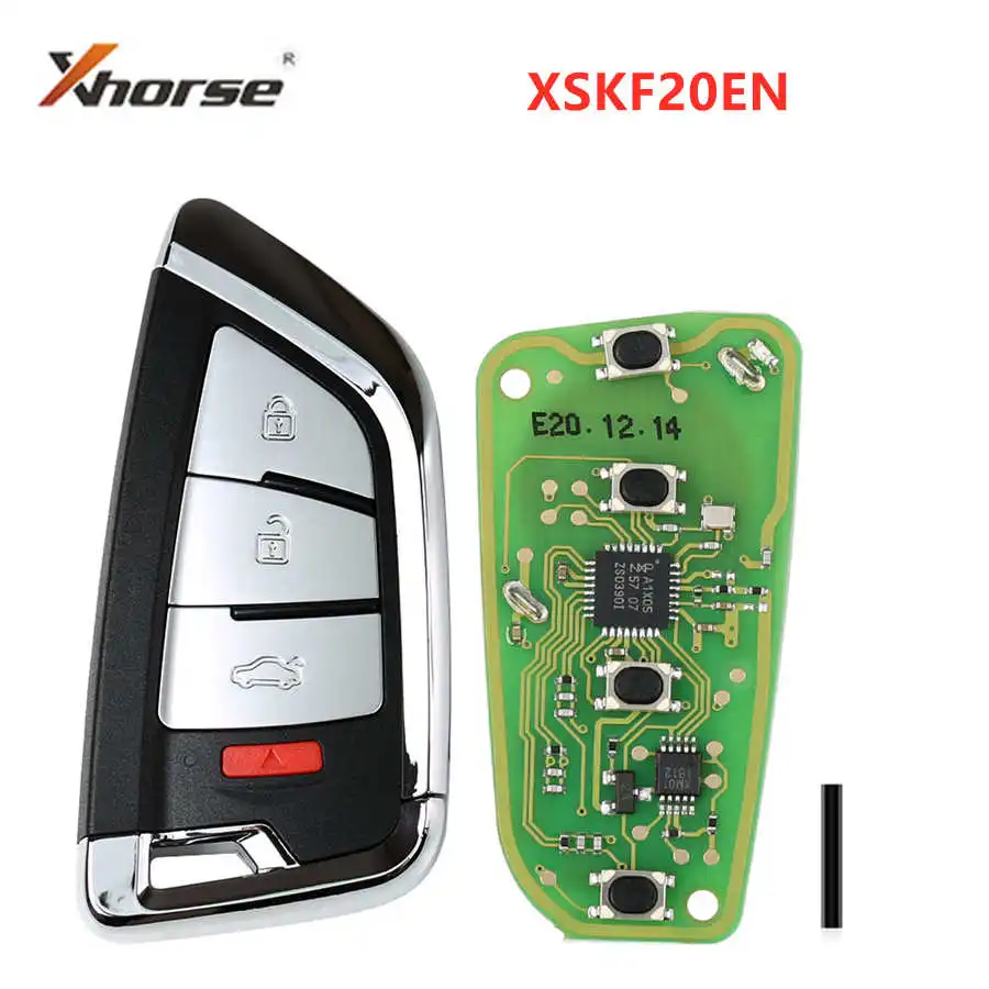 

XHORSE XSKF20EN Knife Style Universal XS Series Smarty Remote With 4 Buttons for VVDI Key Tool VVDI2 1PCS