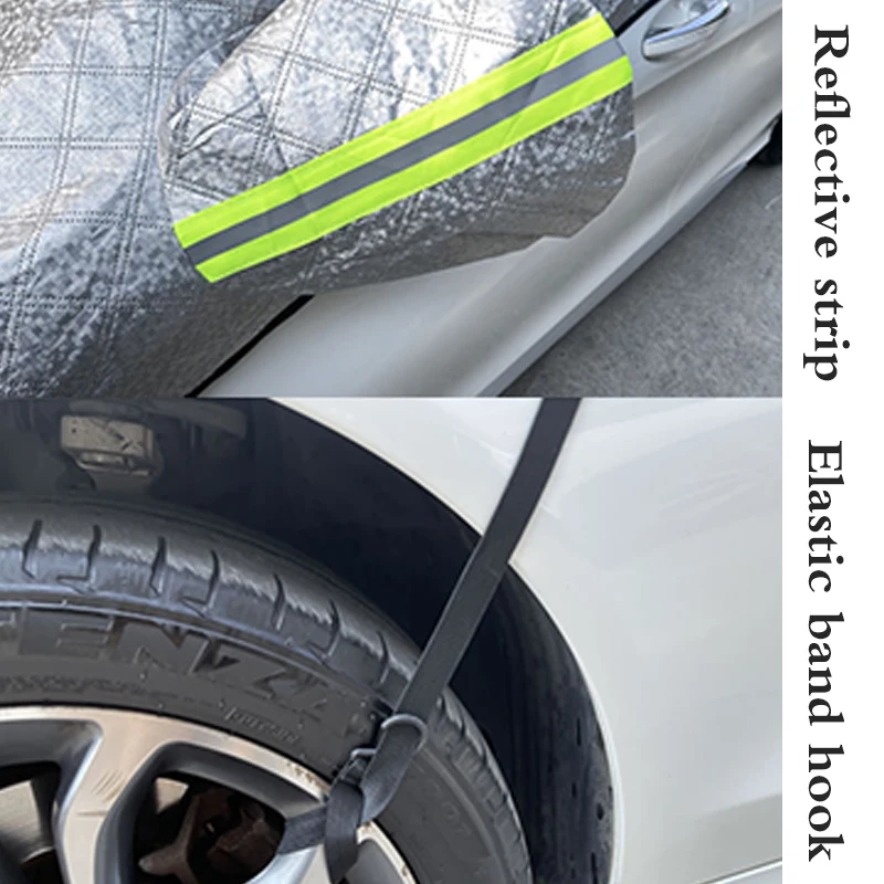 Автомобильный Снежный щит чехол на лобовое стекло противоморозный и