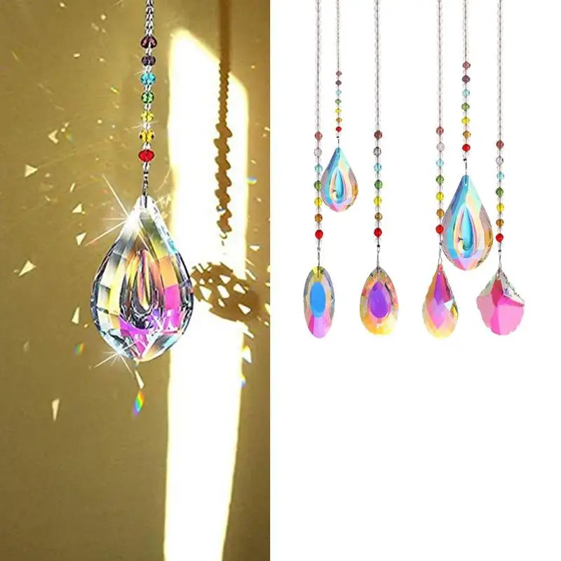

2020 Stylish and Romantic Colorful Crystal Pendants Colorful Pendants Home Decoration Pendants