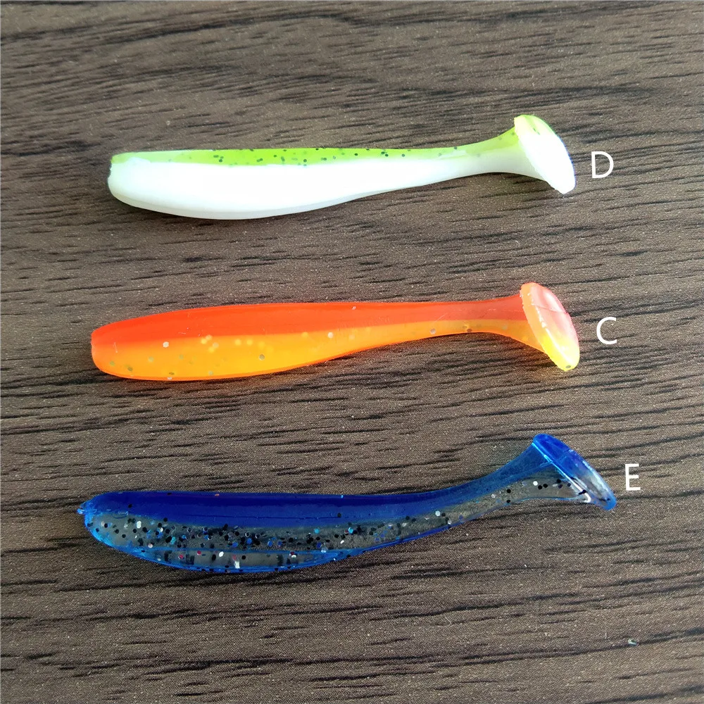 

Swolfy 50pcs 5.5cm 1.2g Soft Lures Silicone Bait Goods For Fishing Sea Fishing Swimbait Wobblers Artificial Tackle