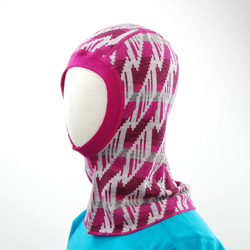 pure wool Мериносовая шерсть, детская теплая Балаклава, лицо в маске, детская шапка, ветрозащитная шапка для детей 0-6 лет - Цвет: pure wool