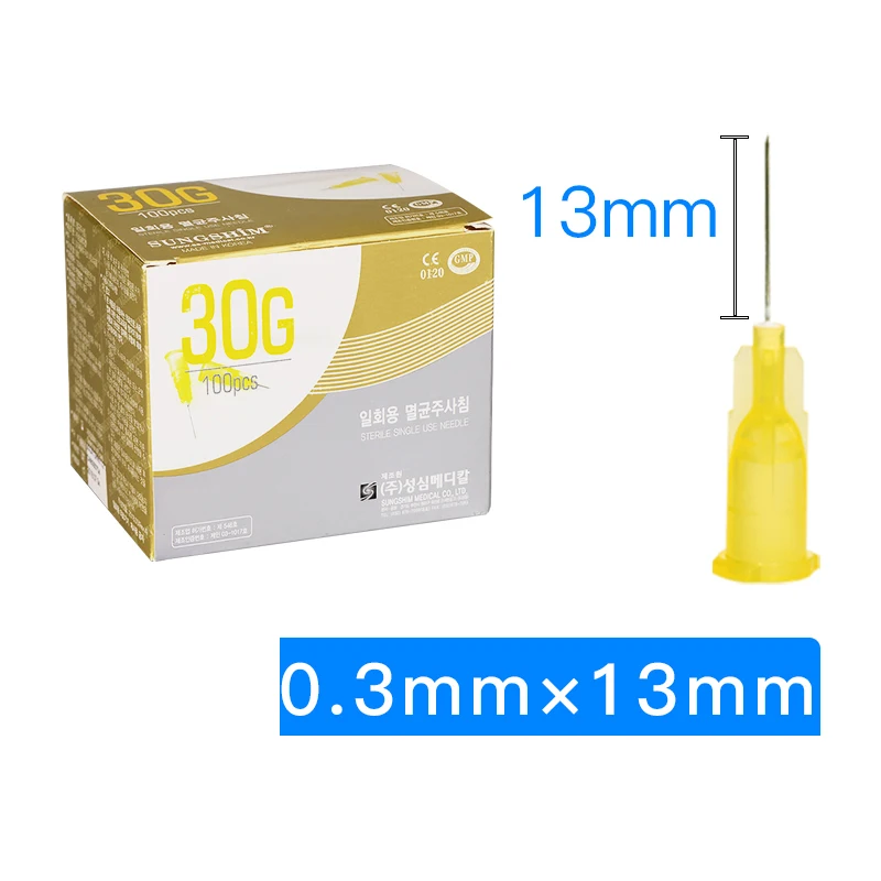 100 шт./лот инструменты для век безболезненная маленькая игла 4/13/25 мм
