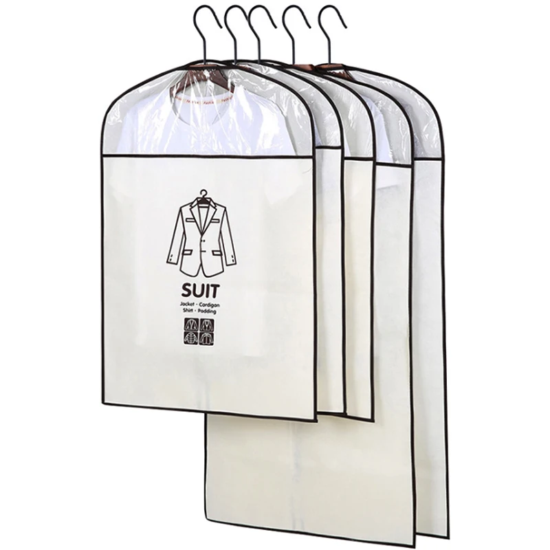 Чехол для одежды сумки бытовой пылезащитный чехол костюма подвесной защитный