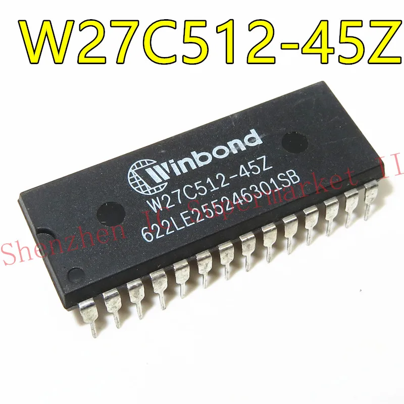 1 шт./лот W27C512-45 W27C512-45Z 27C512 DIP-28 в наличии | Электронные компоненты и принадлежности
