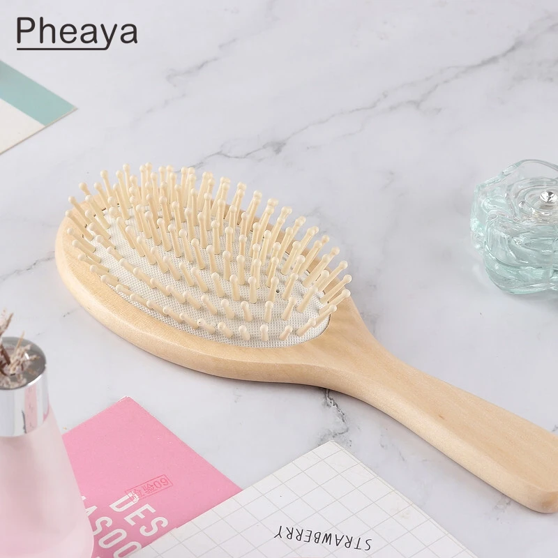 

High Quality Lotus Combs Massage Scalp Anti-static Hair Brush Women Reduce Hair Loss Durable Styling Tool Barber Accessories